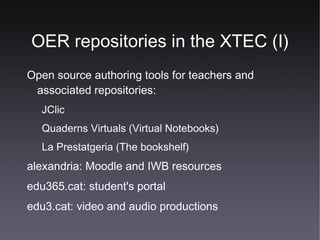 New Education Law (2006), focused on the work on key competences 