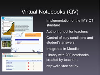 XTEC: Public Telematic Educational Network,  offering Internet services since 1995 to all Catalan teachers and schools. 