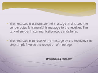 Communiation cycle | PPTX