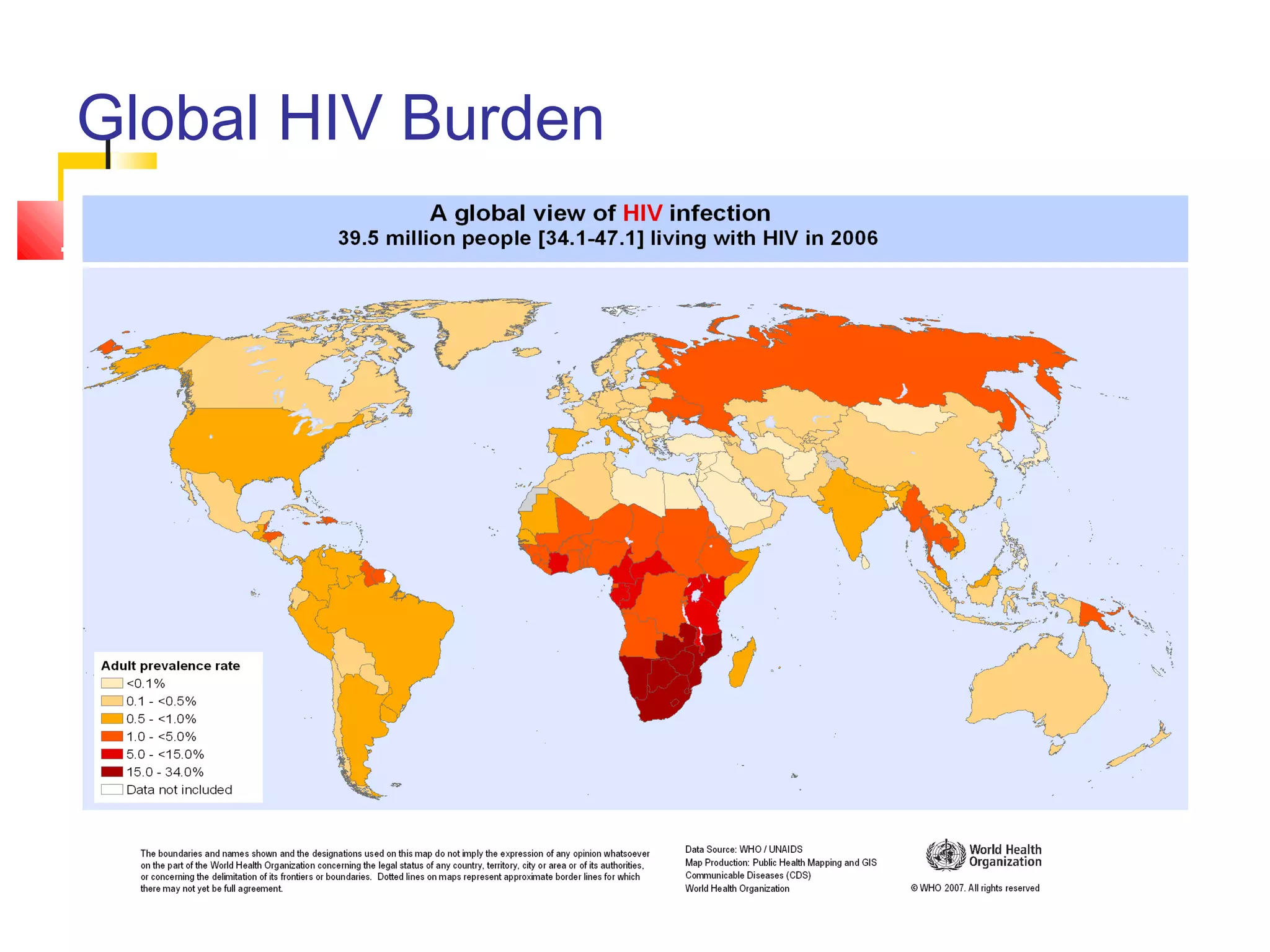 Global HIV Burden
 