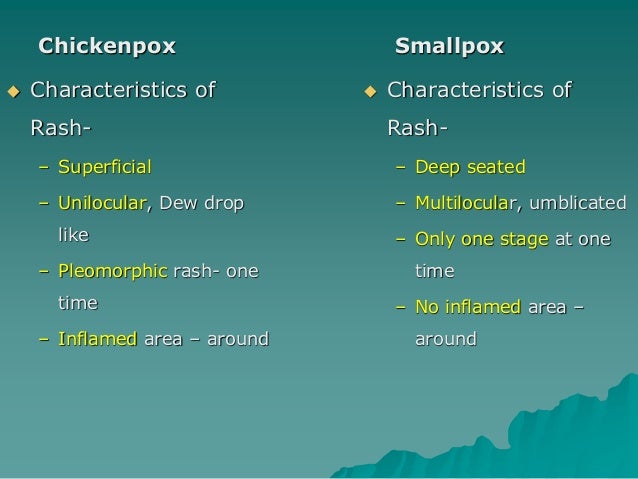Communicable diseases smallpox & chiken pox