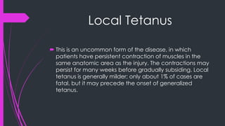 Communicable Diseases and Tetanus | PPTX