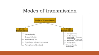 Modes of transmission
 