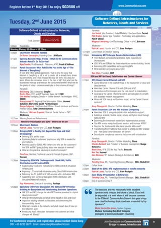 CommunicAsia2015 Summit Programme (Updated)