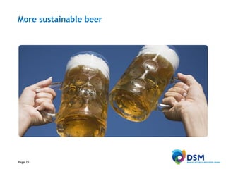 More sustainable beer 