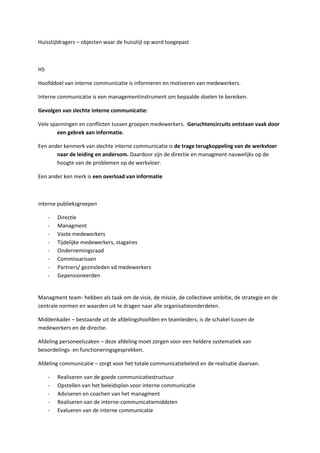 Communicatie