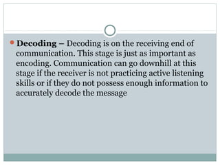 Communication and its process | PPT