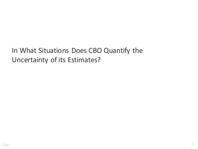 Communicating Uncertainty in Budgetary and Economic Estimates Slide 3