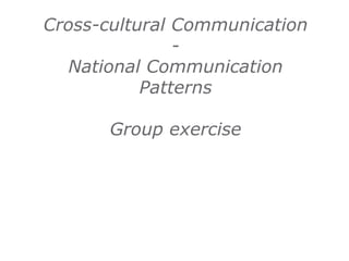 Communicating across cultures matt cobb | PDF