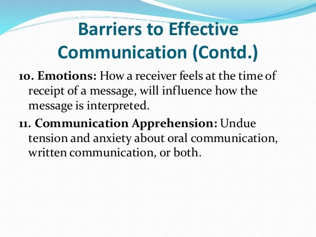 barriers to effective commu barriers to effective commu