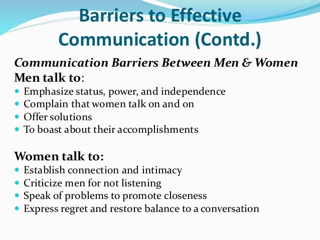 effective communication between men and women effective communication between men and women
