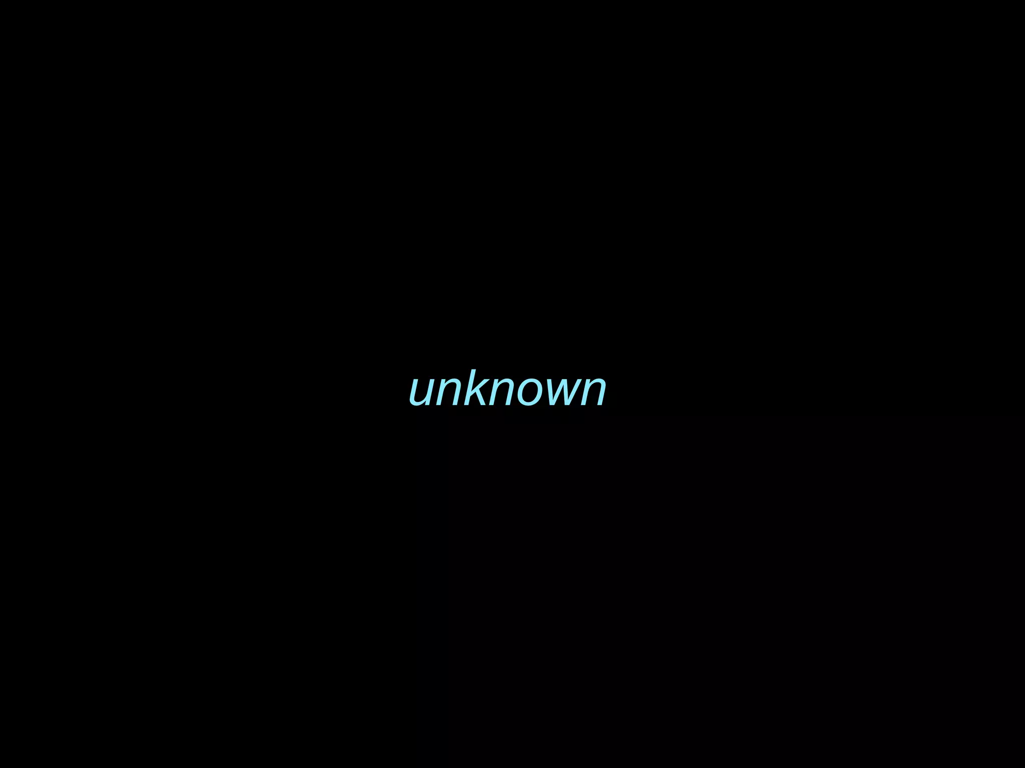 unknown
 