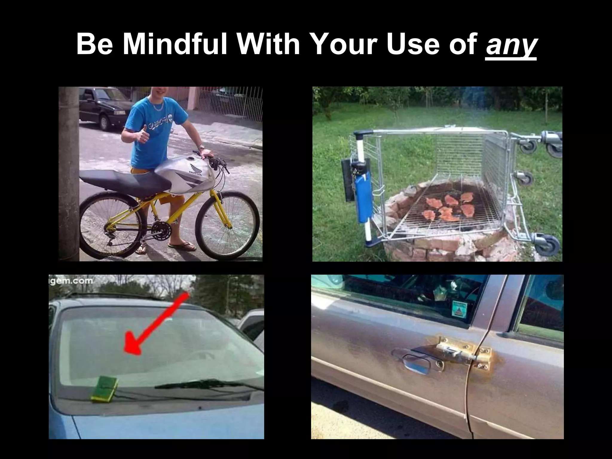 Be Mindful With Your Use of any
 
