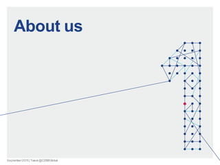 September2015| Tweet@CDSBGlobal
About us
 