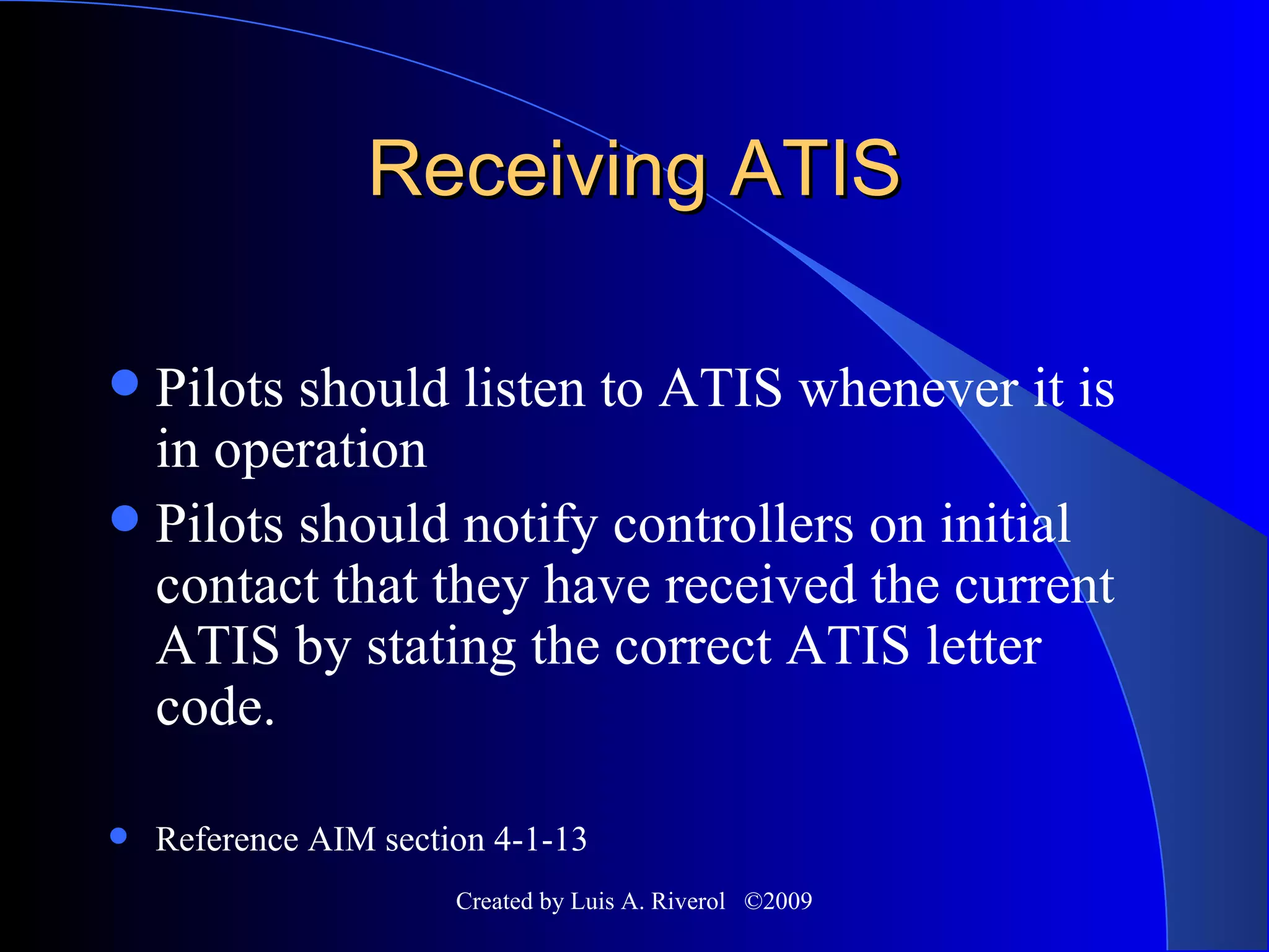 Communicating With Atc Iii | PPT