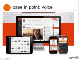 case in point: voice
©exaqueo™ 2013
 