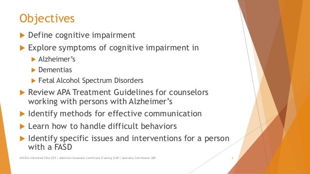 Municating With The Cognitively Impaired