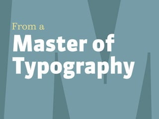 The Changing Face of Type