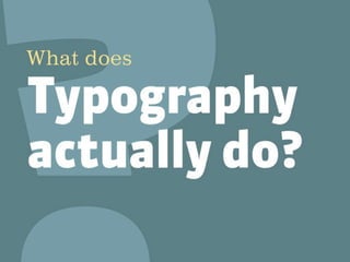 The Changing Face of Type