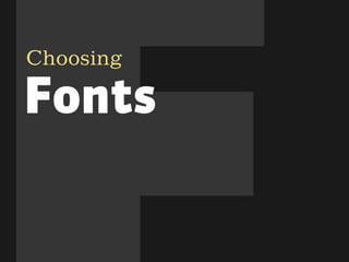 The Changing Face of Type