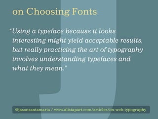 The Changing Face of Type