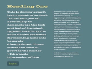 The Changing Face of Type