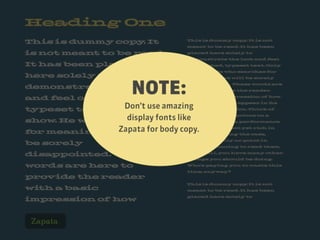 The Changing Face of Type