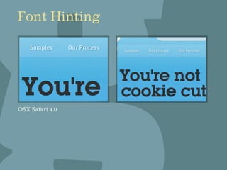 The Changing Face of Type