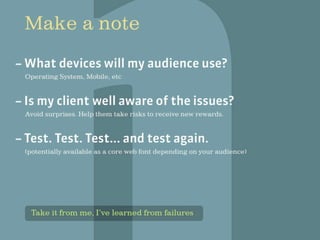 The Changing Face of Type