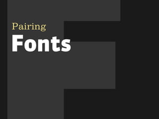 The Changing Face of Type