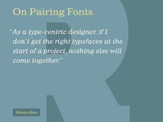 The Changing Face of Type