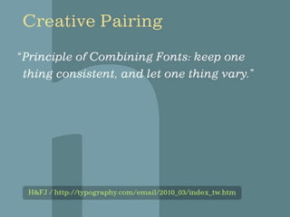 The Changing Face of Type