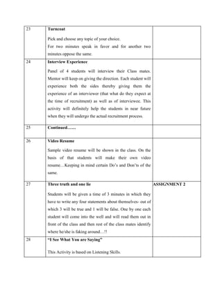 Communication-Course Module