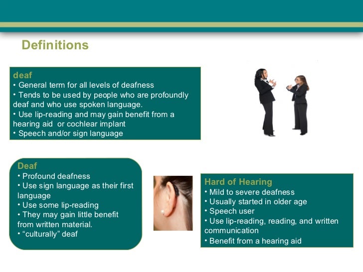 Effective Communication Skills vfor the Deaf and Hard of Hearing