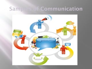 Samples of Communication
 