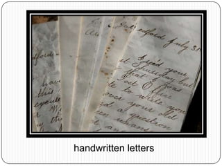 handwritten letters