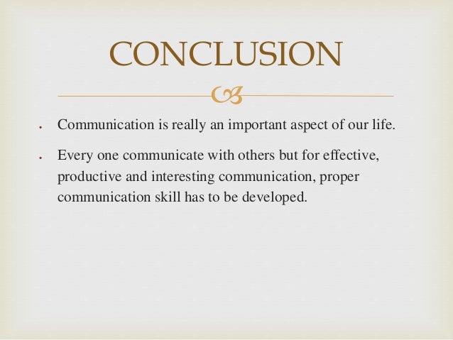 Communication Is An Important Aspect Of Nursing