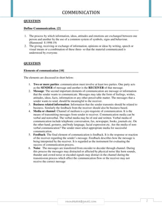 Communication Basics | PDF