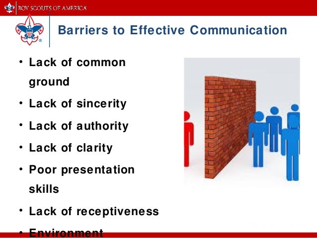 wood badge communication
