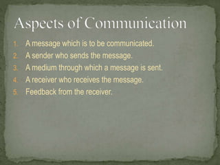 Communication | PPTX