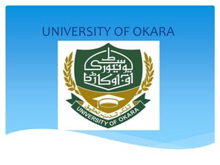 UNIVERSITY OF OKARA
 
