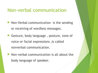 Wordless Message Communication | PPT