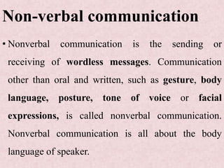 Wordless Message Communication | PPTX