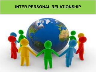 INTER PERSONAL RELATIONSHIP
 