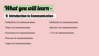 Communication. | PPT