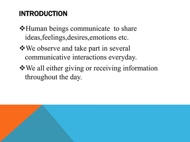 COMMUNICATION- Introduction, definition, elements, types & function | PPT