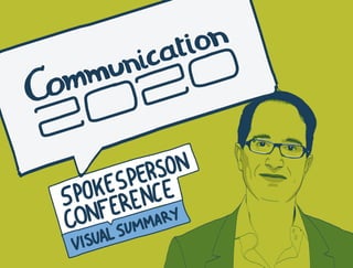 Communication 2020 – Spokesperson conference visual summary
