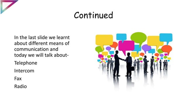 Communication visual data 8