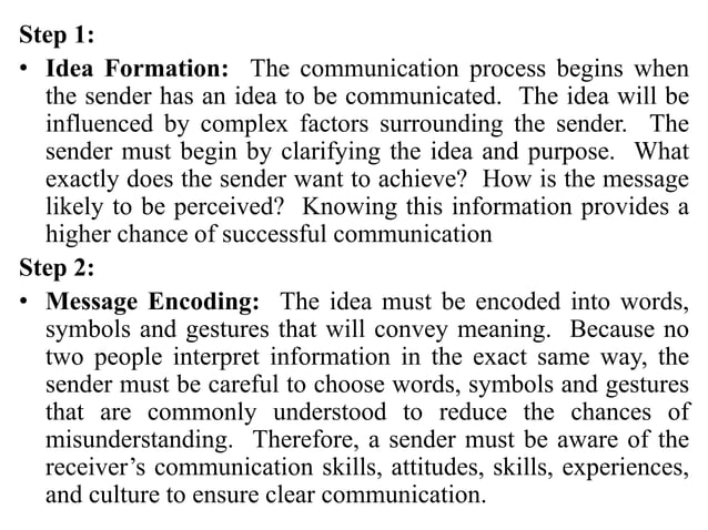 Communication definition and Process of Communication.pptx | Email ...