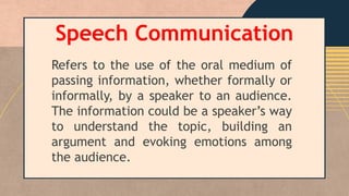 etymology of communication, communication process slides | PPTX
